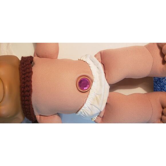 1991 Treasure Troll Tot 14" Doll Bellybutton Wishstone Vintage Cow Outfit - Picture 6 of 16